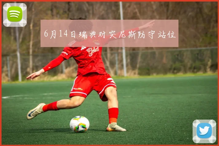 6月14日瑞典对突尼斯防守站位